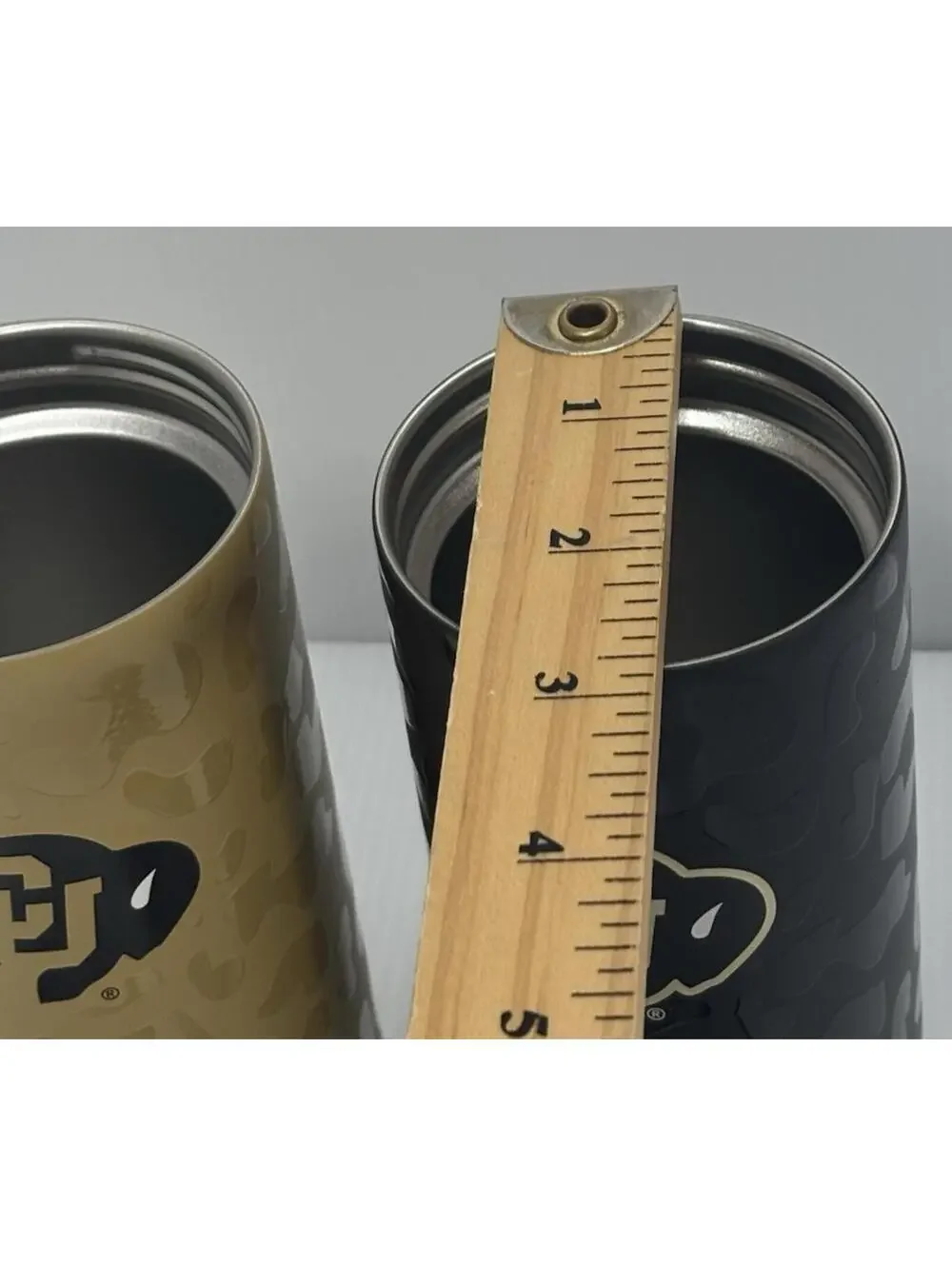 Colorado Buffaloes CU Buffs Insulated Can Coolers, Black & Gold, 2 pc Set, NEW